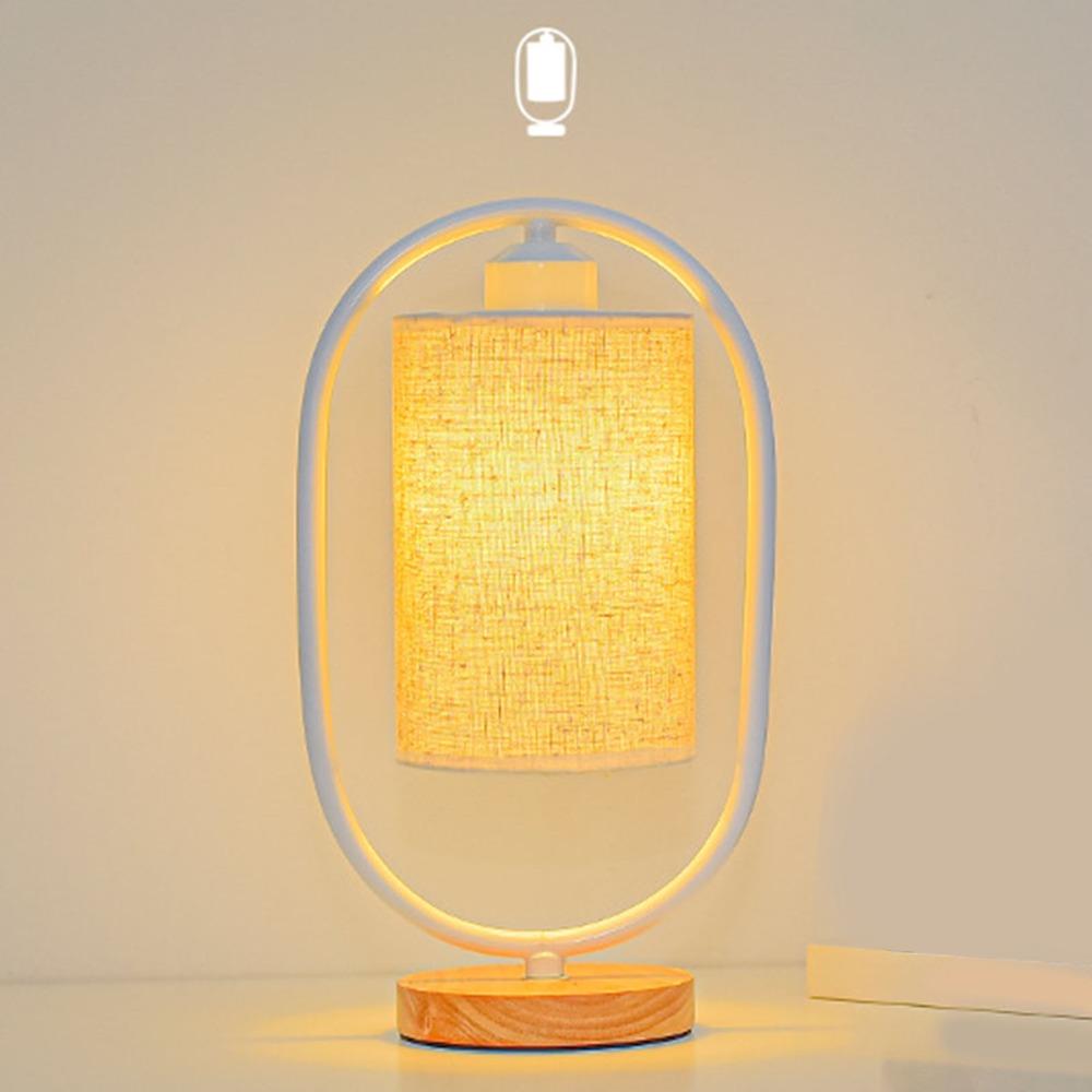 Dimmable Bedside Lamp 3 Color Temperature LED Desk Lamp Retro Table Lamp  Home