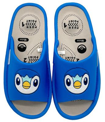 Расслабление Забота Комфорт Piplup 211803 Nippon Room Для помещения Подарок Покемон Синий, Прибл. 22-24см, Акупрессура, Персонаж, Покемон, Тапочки, Обувь, Использование,