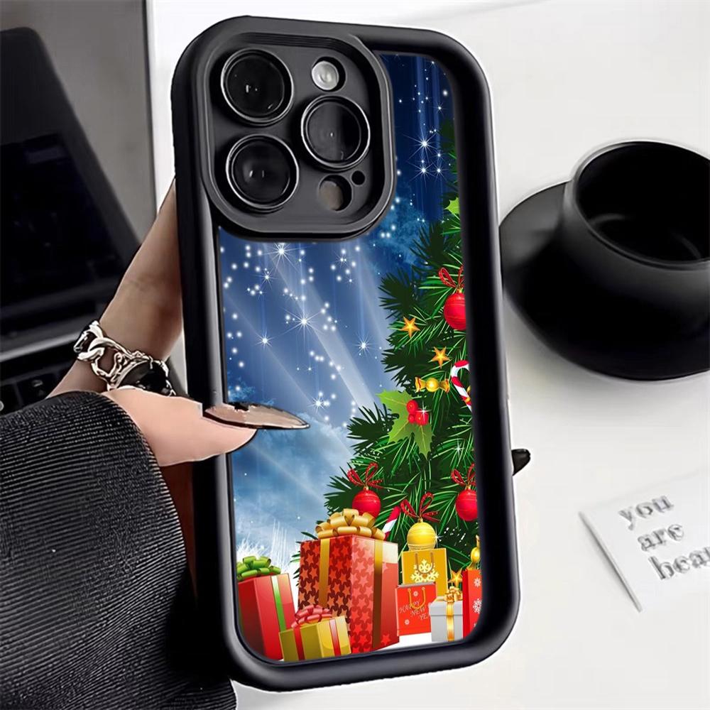 Чехлы для телефонов Ae111 с рождественским дизайном для Xiaomi 14T 12 11 Lite 5G NE Redmi 13C 14C 9C 9a A3 Note 12 Pro 10 11s Angel Eye Ladder Защитный чехол