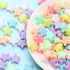High Quality Beads Macaron Color Handmade Materials Creamy Bracelet Necklace DIY Fashion Five-pointed Star 200pcs Jewelry Accessories