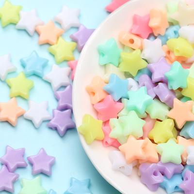Высококачественные бусины Macaron Color Handmade Materials Creamy Bracelet Collar DIY Fashion Five-concealed Star 200 шт. Ювелирные аксессуары