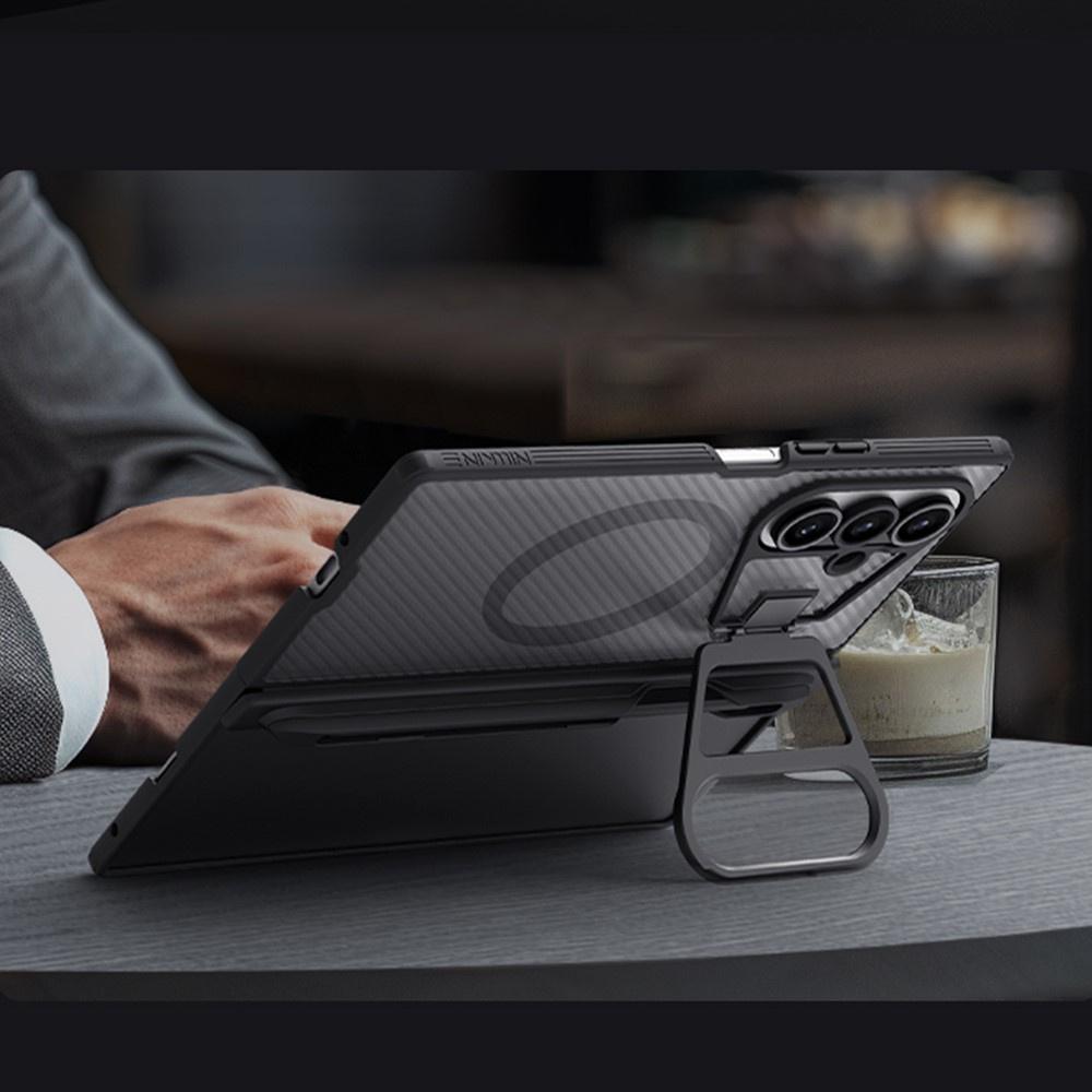 NILLKIN CamShield Prop Magnetic Stylus Case for Samsung Galaxy Z Fold7 5G - Black