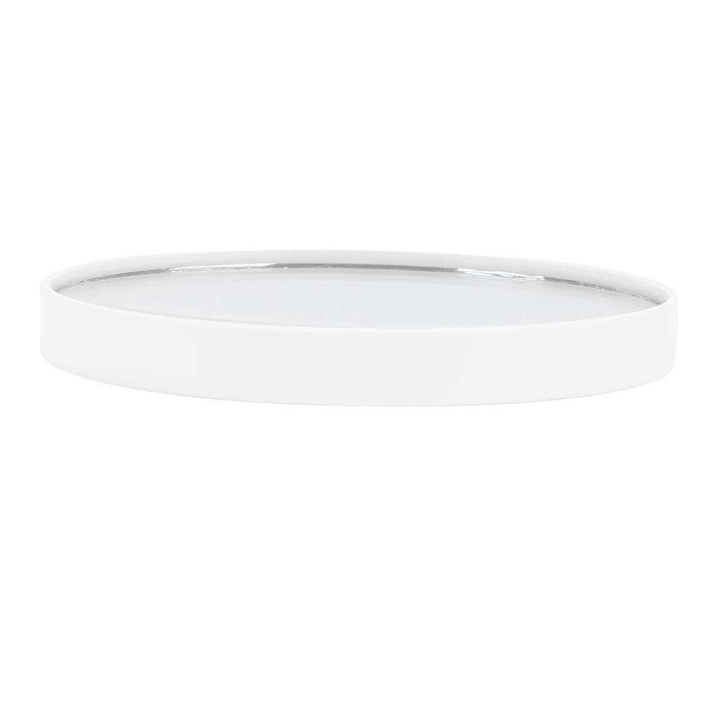 Зеркало с 20-кратным увеличением, Круглое дорожное зеркало для макияжа с высоким увеличением, на 2 присосках, 3,5 дюйма