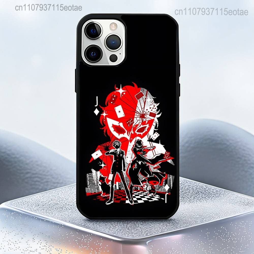 Магнитный чехол для игры P-Persona 5: Совместимо с IPhone 17,16,15,14,13,12,11,Pro,Max,Plus,Mini,SE4,E