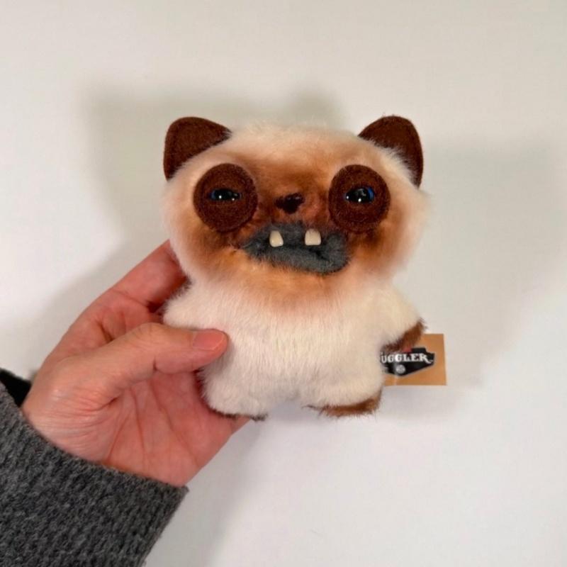Alley Cats Funny Ugly Monster Cute 15cm Plush Keychain Collectible Toys Backpack Pendant Decoration