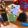 Cow print cteative painting art pattern Phone Case for iPhone 16 15 14 13 12 11 Pro Max Sheepskin Silver-edged protective case