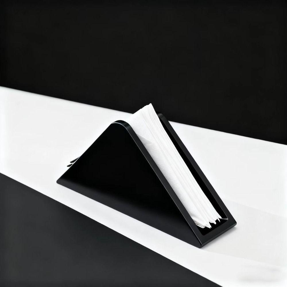 Elegant Wooden Tissue Holder Non-slip Bottom Wood Tissue Dispenser Commercial Use