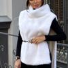 Winter New Short Imitation Mink Fur Vest Warm Vest Jacket for Women