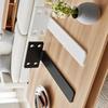 1 Set 4MM Thicked Invisible L Brackets Heavy Duty Cast Iron Shelves Brackets Floating Shelf Brackets For Shelves Support