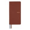 Hobonichi Techo 2026 Weeks English Edition Fine Brown January Start Weekly Planner Left Slim Vertical Classic/Wine