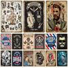 1pc Vintage BARBER SHOP Metal Sign Poster Cafe Bar Pub Tin Sign Plaque Retro Haircut and Shave Beard Sign Home Decor 8x12 Inch