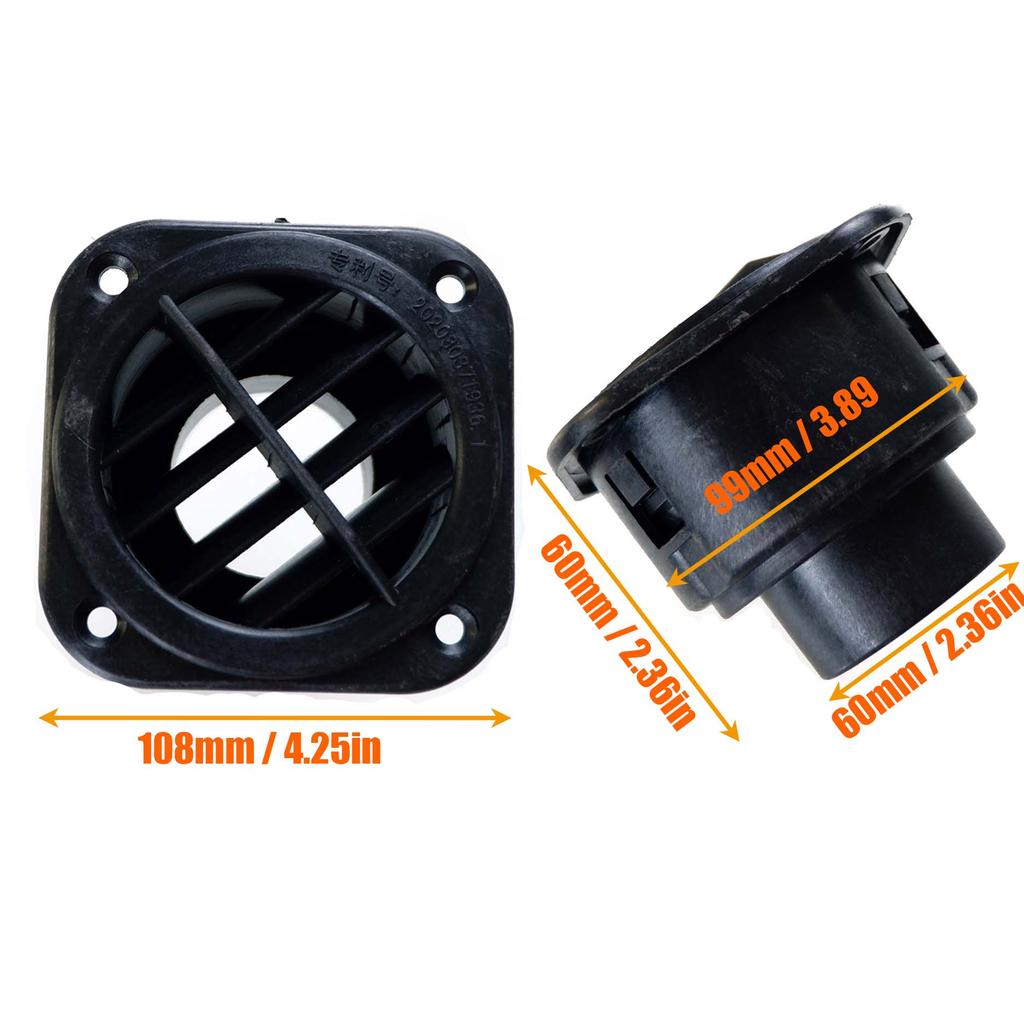 42мм 60мм 75мм Воздуховод Y T L Плоский элемент Колено Патрубок Выход Выхлоп Соединитель Дизельный отопитель Для Автомобиля Каравана Кемпера