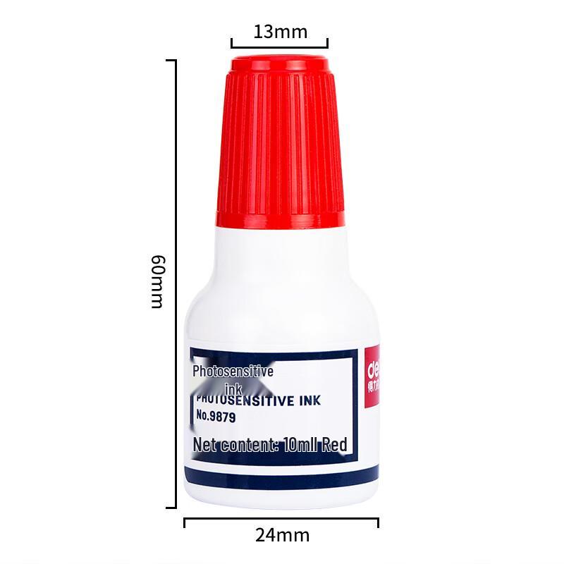 Deli 10ml Light-Sensitive Stamp Ink