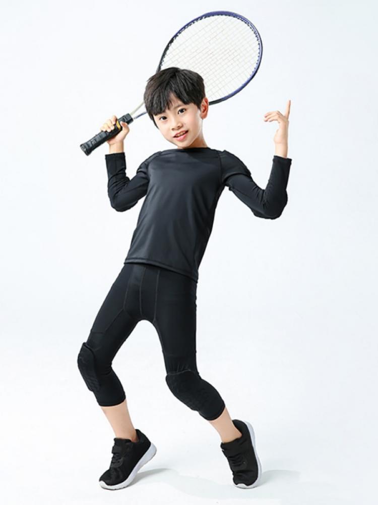 Детские компрессионные штаны для мальчиков, леггинсы для тренировок, баскетбольные компрессионные штаны