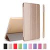 For iPad Air 2 1 Case 9.7inch 2017 2018 iPad 5 6 5th 6th Silicone Soft Back Cover Slim Pu Leather Smart Cover Case Tablet Cases