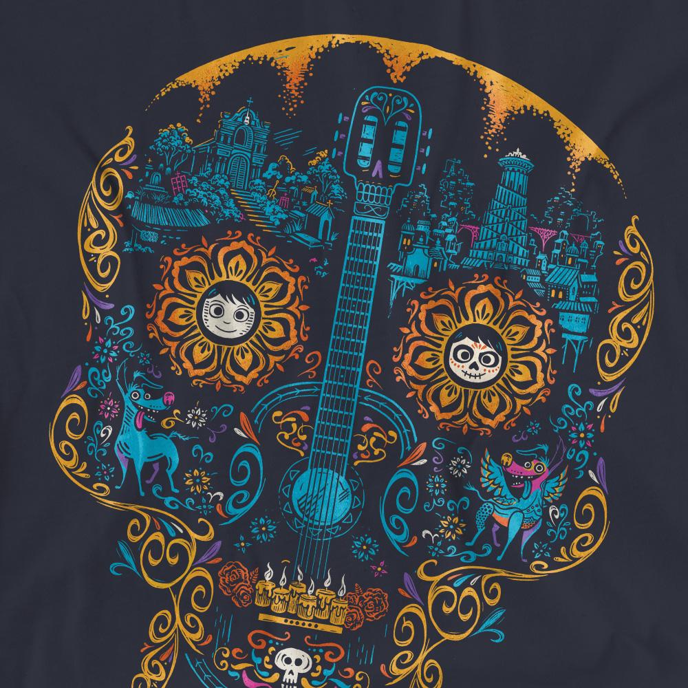 Coco Womens/Ladies Miguel Dante Skull Day Of The Dead T-Shirt