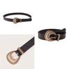Fashion Womens Gold Shell Buckle Belt With Alloy Pin Closure For Casual Wear