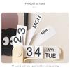 Ins Design Desktop Eternal Flipping Calendar Creative Simple Calendar Modern Living Room Decoration Office Stationery