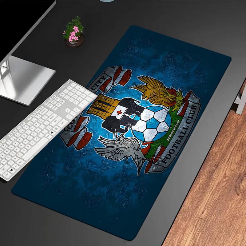 Дизайн Герба Coventry City Коврик для мыши Коврик для мыши, Игровой коврик для мыши, Коврик для клавиатуры, Декор для стола для компьютера ноутбука Подарок для фаната Подарок на день рождения