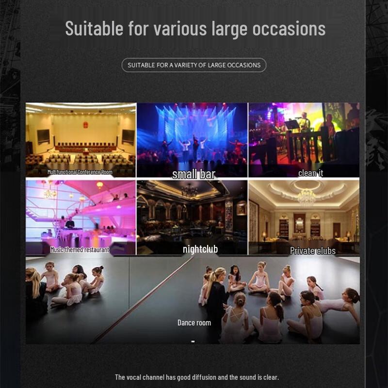 SAST H8 8-дюймовая 3-полосная пассивная акустическая система для домашнего KTV и конференций