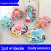 Cartoon Steering Wheel Baby Swimming Seat Ring: Anti-Rollover Underarm Float for Infants and Toddlers