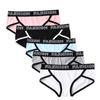Cotton Plus Size Thong New Fashion Sexy G-string Lingerie Underwear 5PCS