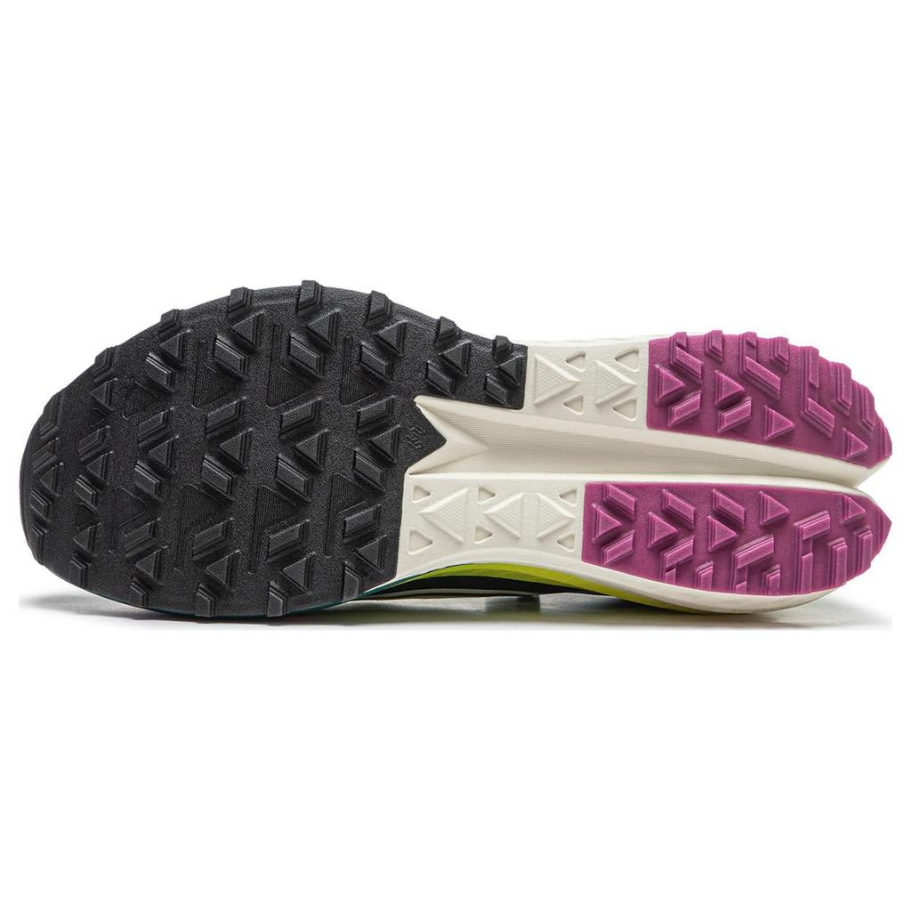 Кроссовки Li Ning Lu Pro легкие, высокопрочные, амортизирующие, нескользящие, износостойкие, с низким верхом, для бега по пересеченной местности, женские, желто-зеленые, ARNT002-4