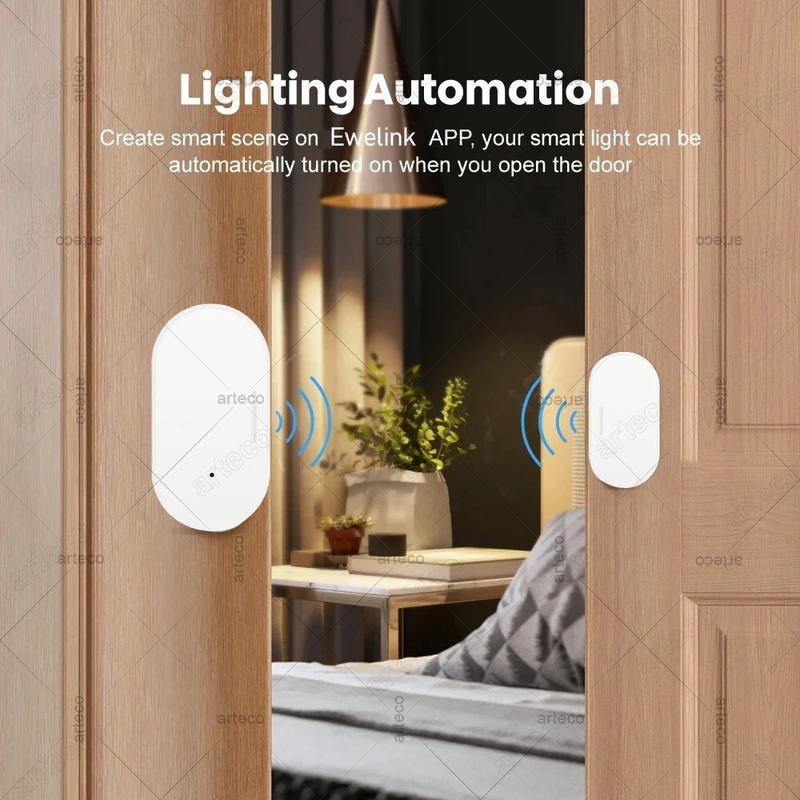 Zigbee Датчик открытия двери/окна Сигнализация взлома Магнитный Сигнал Умная жизнь Детектор контакта Работает с шлюзом Z2MQTT Автоматизация