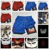 Berserk Muay Thai Kick Boxing UFC MMA Mixed Marcial Art Shorts Anime Men Women Unisex Double Layer Quick Dry Breathable Sport Gym Fitness Workout