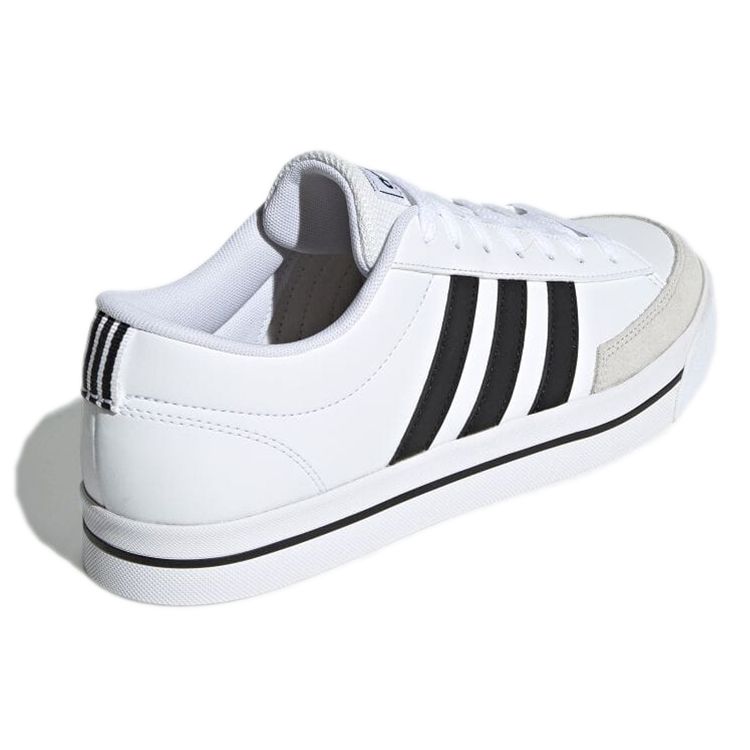 Adidas Neo Retrovulc Durable Low-Top Skate Shoes Men Sneakers White Black H02209