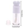 Transparent 4ml Lip Gloss Tube Matte Thick Rod Large Brush Head Empty Bottle Lips Glaze Container Makeup Packaging Material