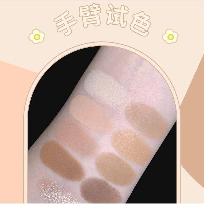NOVO - 9 Colours Soft Toast Eyeshadow Palette - 3 Shades