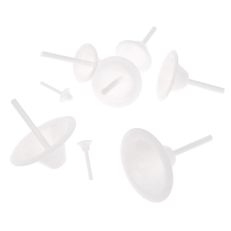 8Pcs Lily Flower Mold Cupcake Stand Icing Cream Cake Flower Needle Nail Baking Tools Cake Decorating Tool Flower Nail Receptacle