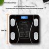 Body Fat Scale Smart Wireless Digital Bathroom Weight Scale Body Composition Analyzer With Smartphone App Bluetooth-compatible