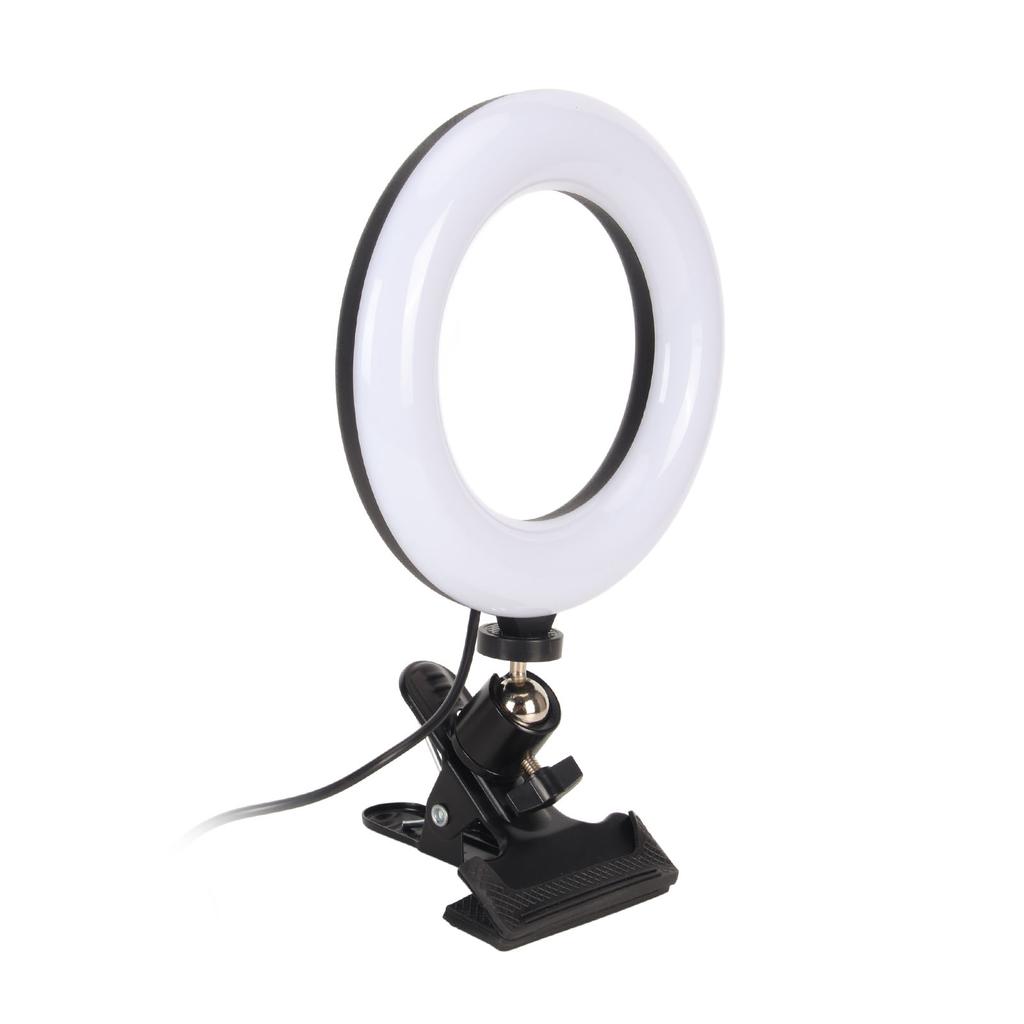 Video Conference Lighting Kit with Power Clip 3 Color Temperatures 2700 To 6500K LED  Light Cl