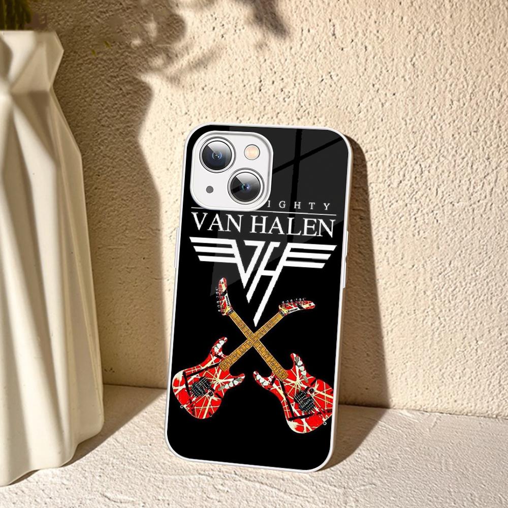 Чехол для телефона E-Eddie V-Van-Halen Music Guitar для iPhone 14 13 12 Mini 11 Pro XS Max X XR 14 Plus Защитное стекло