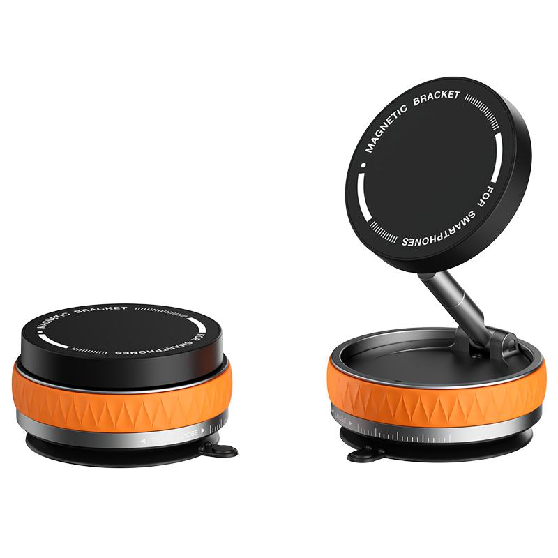 360° Adjustable Vacuum Magnetic Suction Cup Phone Mount, Hands-Free Magnetic Cell Phone Holder for Car/Gym/Mirror/Smoot