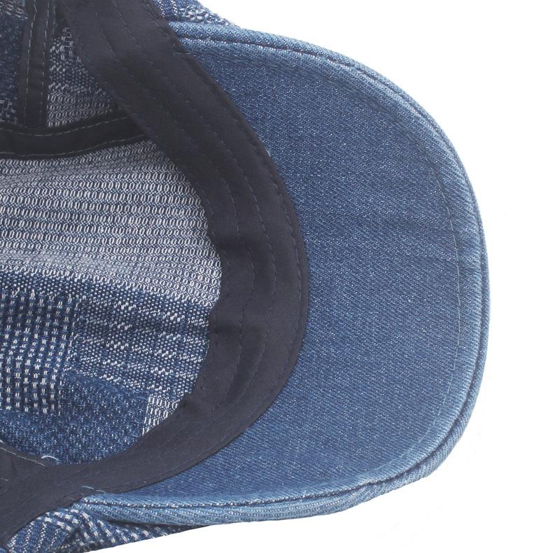 Spring Beret Autumn Thin Denim Forward Cap British Vintage Newsboy Cap Outdoor Sunshade Cap Peaked Cap Gatsby Painters Hat