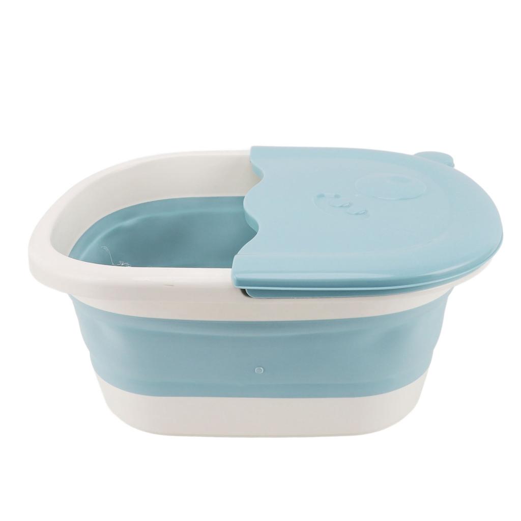 Складная ванна для ног для детей, ванна для ног с массажными точками, многофункциональная складная