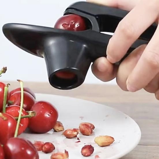 Corer Efficient Press Design One-Handed Cherry Pitter Tool Safely Remove Pits for Delicious Cherry Recipes