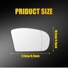 Right Side Mirror View Glass Power Heated For Mercedes E320 E350 E500 E55 03-06