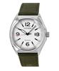 Eco-Drive Green Nylon Strap White Dial AW1571-09A 100M Men's Watch