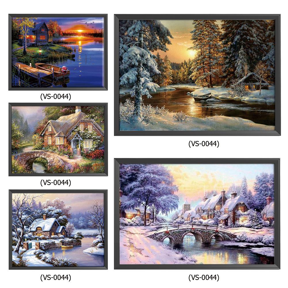 50x40 см 14CT Счетный DIY Набор для вышивки крестом Холст Пейзаж Рукоделие Ремесло
