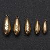 5pcs Split Line Sinkers Additional Weight Sinker Hook Connector Brass Fishing Lead fall