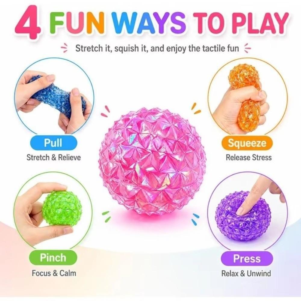 Shiny Ball Maltose Shiny Ball Soft Squeeze Slow Rebound Toy Fidget Toy Daily Use
