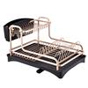 Dish Drying Rack Anti-Rust Storage Shelf Detachable Dish Rack Multifunction Kitchen Cutlery Organizer