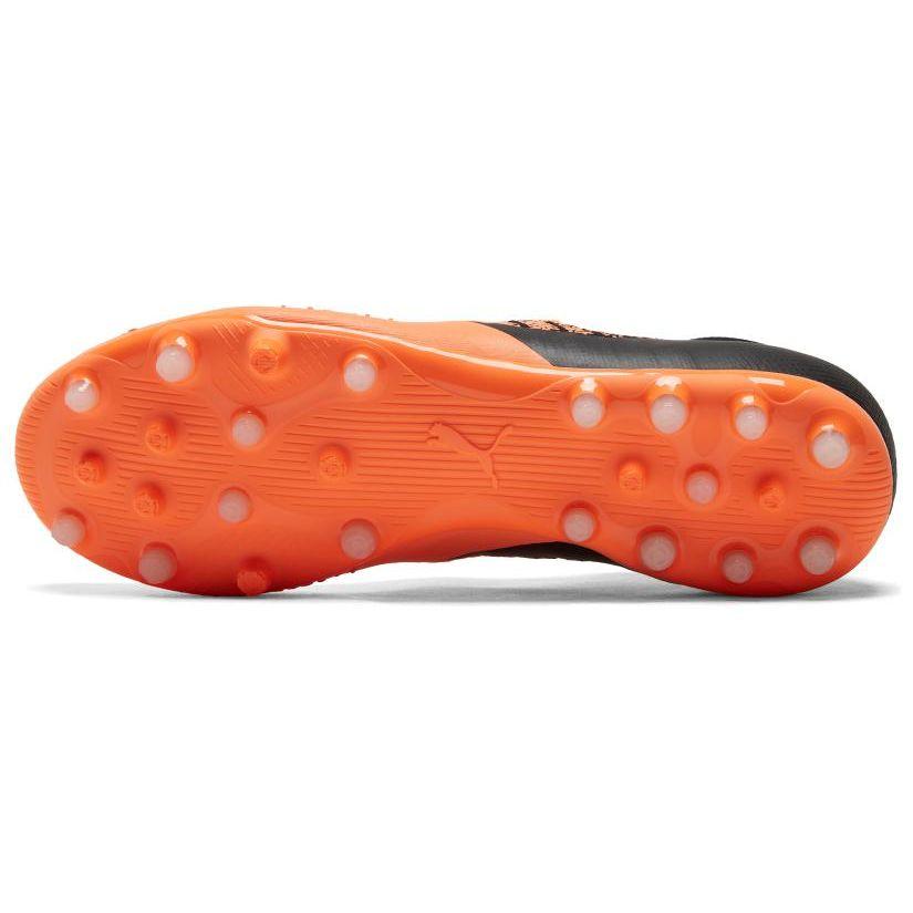 Puma Future Z 3.3 Круглый носок Шнуровка MG (Резиновые короткие шипы) Футбольные бутсы Мужские Футбольные бутсы Черные Оранжевые 106763-01