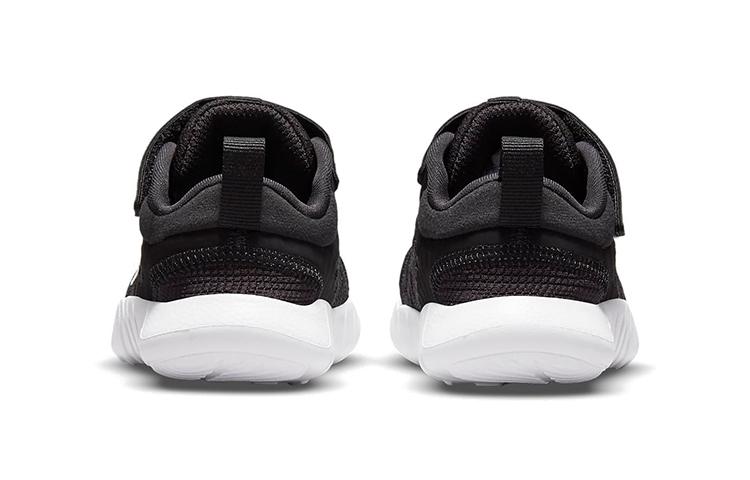 Nike Бесплатные кроссовки для бега Free RN 2021, низкие, черные с белым, для младенцев и малышей CZ3997-001