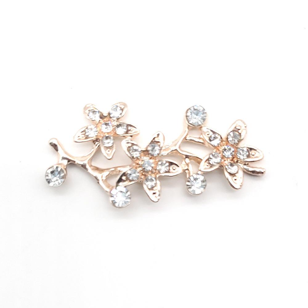 1PCS Shoes Charms Designer Shoe Charm Bling Rhinestone Girl Crystal Diamond Gem Decoration Metal Pearl Crown Shoe Accessories