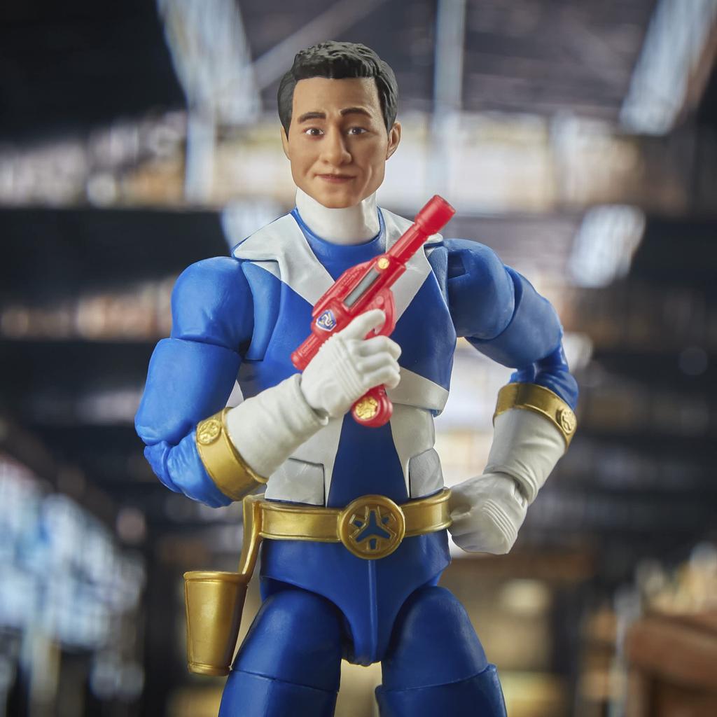 Power Rangers Lightning Collection Lightspeed Rescue Синий Рейнджер 6-дюймовая Премиальная Коллекционная Фигурка Игрушка с Аксессуарами, для Возраста от 4 лет